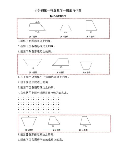 梯形的高怎麼算|梯形计算器